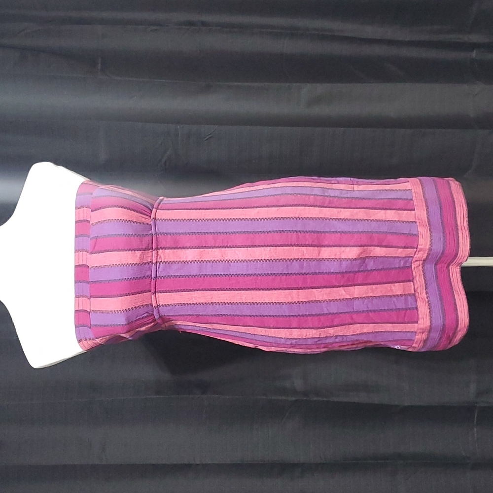 Volcom striped strapless cotton dress